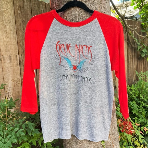 1983 Stevie Nicks Blame It On My Wild Heart Tour Baseball Tee - Picture 7 of 7